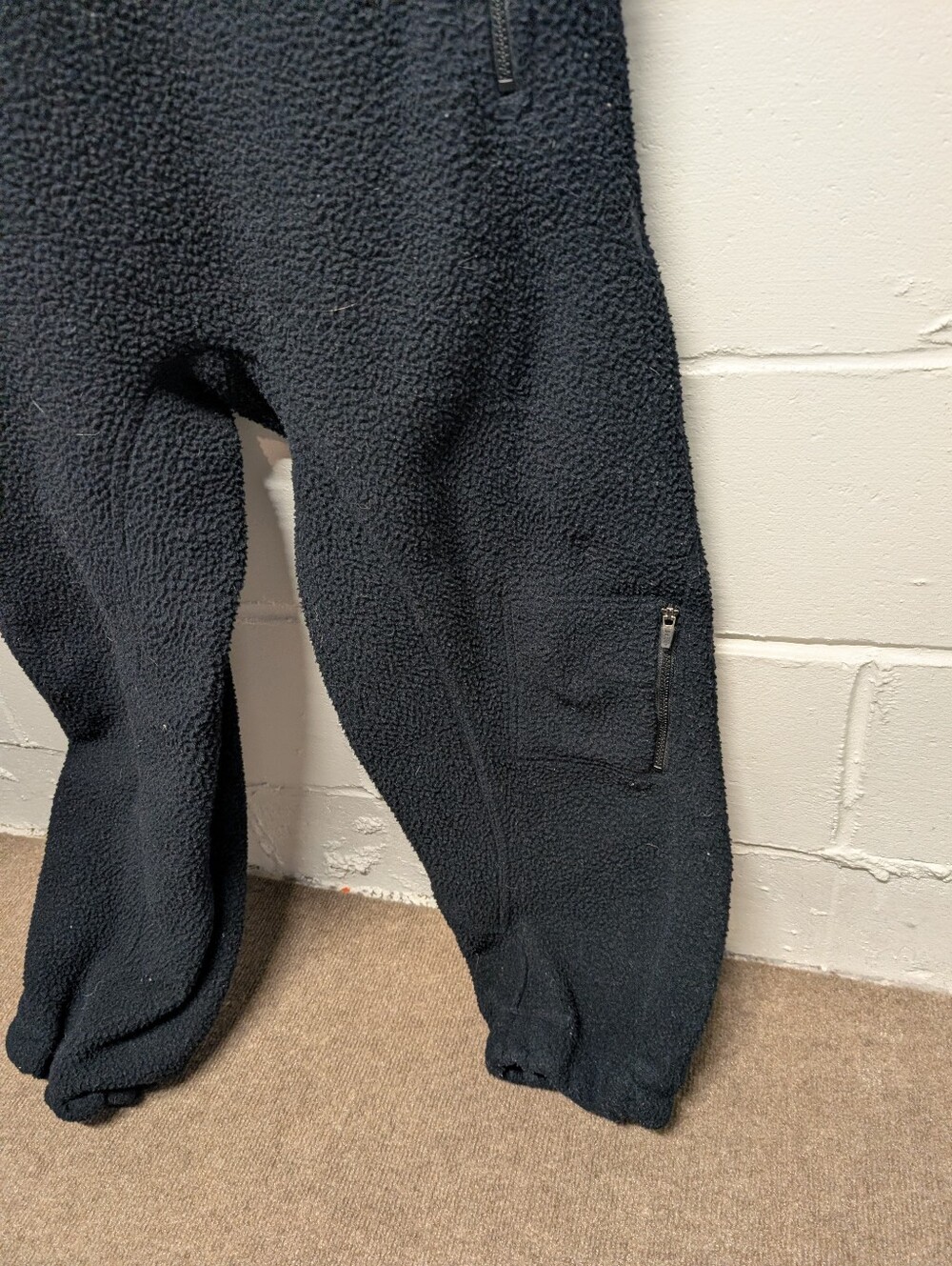 FP Movement by Free People Hit The Slopes Fleece Salopette Overalls (Medium) - Picture 6 of 12